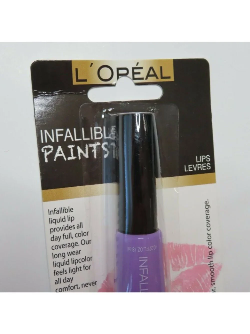 Loreal Infallible Purple Lilac Lust Lip Paint Lipstick .22 Oz 071249339664 NEW